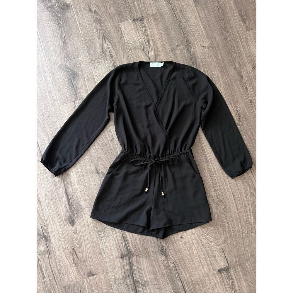 veronica m women long sleeve romper size XS